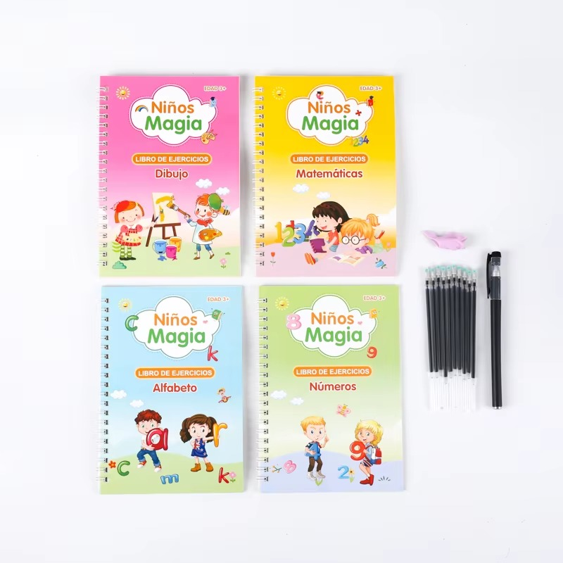 Cuaderno Mágico Reutilizable para Niños